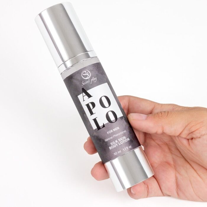 SECRETPLAY - APOLO LOCIÓN PIEL DE SEDA PARA HOMBRES 50 ML - CandyHot - Foto 2