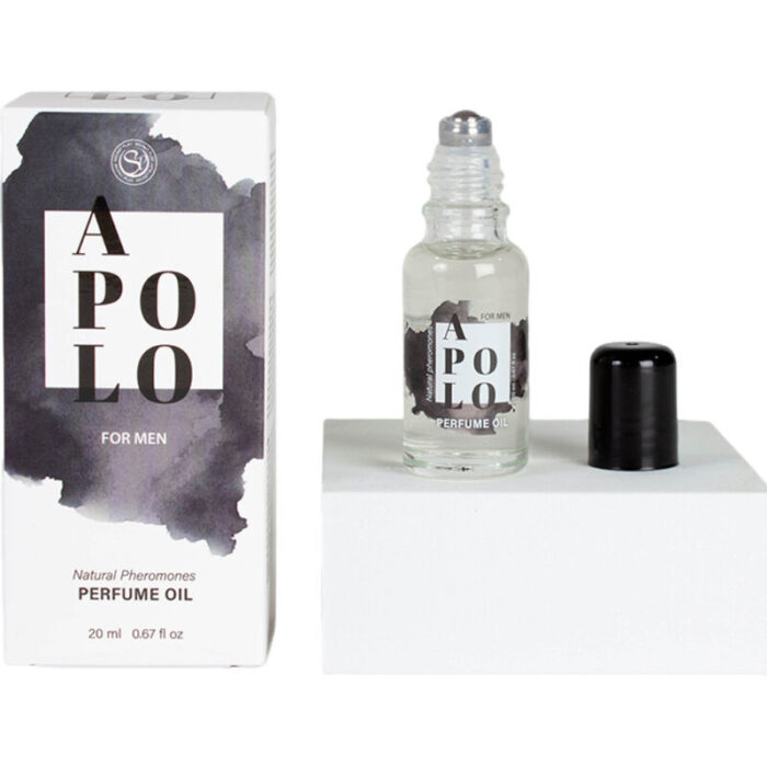 SECRETPLAY - APOLO PERFUME EN ACEITE FEROMONAS HOMBRE 20 ML - CandyHot - Foto 3