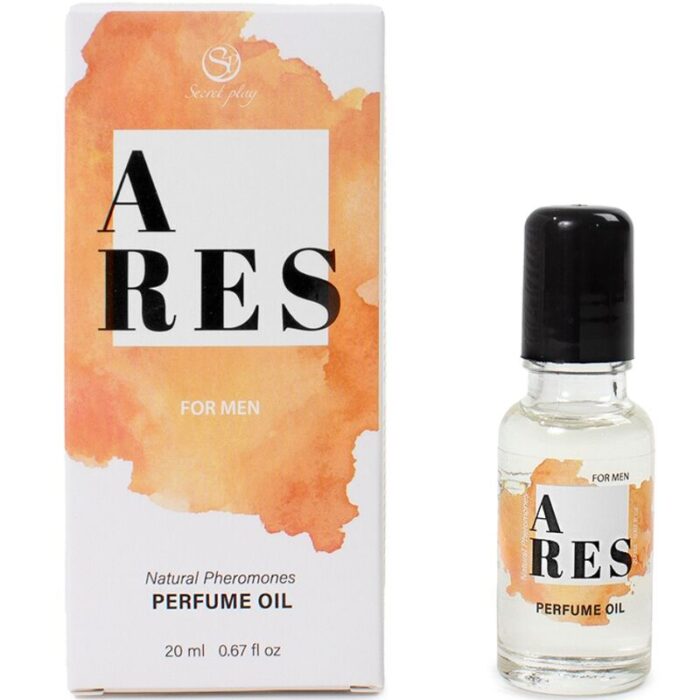 SECRETPLAY - ARES PERFUME NATURAL FEROMONAS EN ACEITE PARA HOMBRE 20 ML - CandyHot - Foto 1
