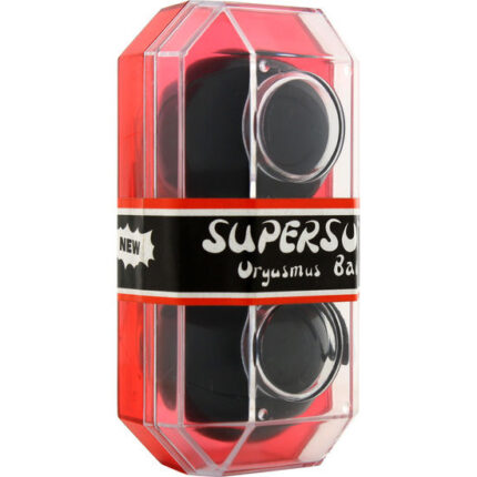 SEVEN CREATIONS - SUPERSOFT BOLAS ORGASMICAS NEGRO - CandyHot - Foto 2