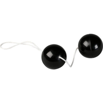 SEVEN CREATIONS - SUPERSOFT BOLAS ORGASMICAS NEGRO - CandyHot - Foto 1
