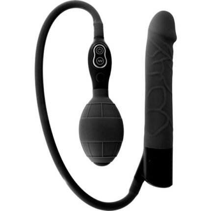 SEVEN CREATIONS - VIBRADOR HINCHABLE NEGRO - CandyHot - Foto 1