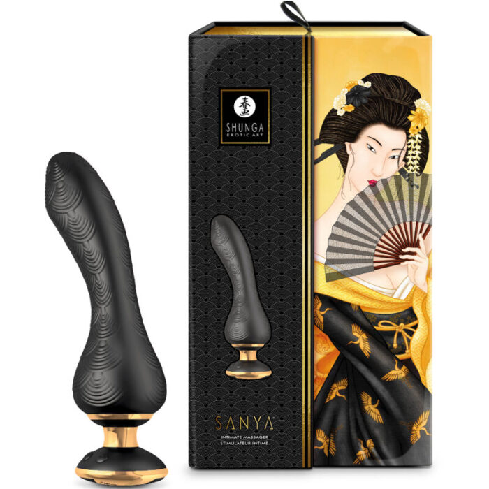 SHUNGA - SANYA MASAJEADOR INTIMO NEGRO - CandyHot - Foto 4