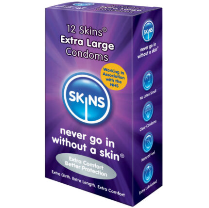 SKINS - PRESERVATIVO XXL 12 UDS - CandyHot - Foto 1