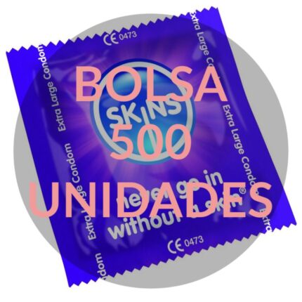 SKINS - PRESERVATIVO XXL BOLSA 500 UDS - CandyHot - Foto 2