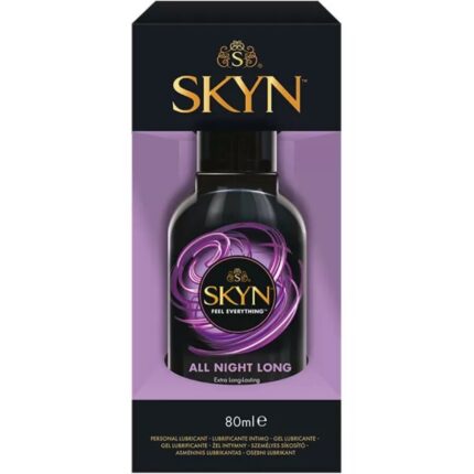 SKYN - LUBRICANTE ALL NIGHT LONG BASE DE SILICONA 80 ML - CandyHot - Foto 1