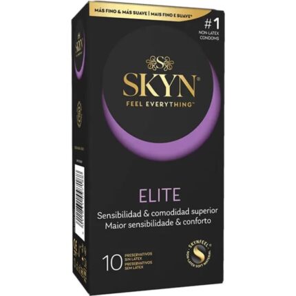 SKYN - PRESERVATIVO ELITE ULTRAFINO 10 UNIDADES - CandyHot - Foto 1