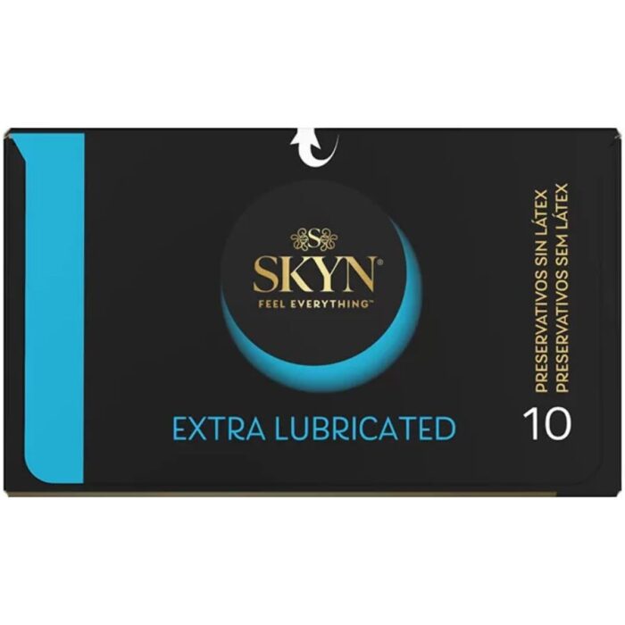 SKYN - PRESERVATIVO EXTRA LUBRICADO 10 UNIDADES - CandyHot - Foto 3