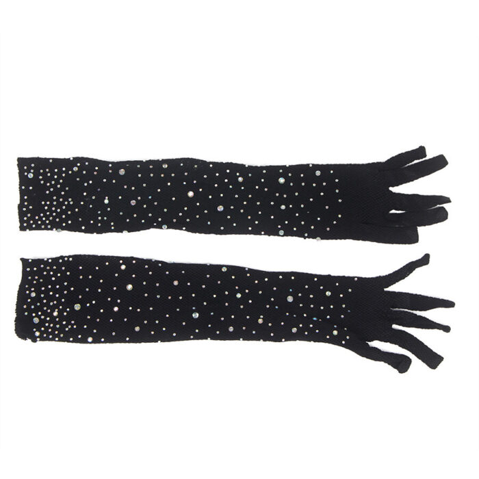 SUBBLIME - 957469 GUANTES TRANSPARENTES CON BRILLO NEGRO S/M - CandyHot - Foto 4