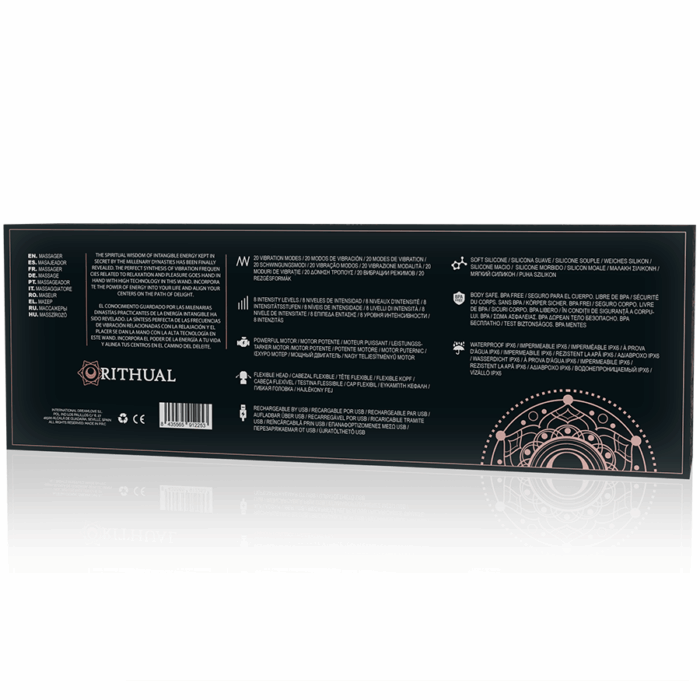 VARITA RITUAL AKASHA RECARGABLE POTENTE 2.0 NEGRO - CandyHot - Foto 6