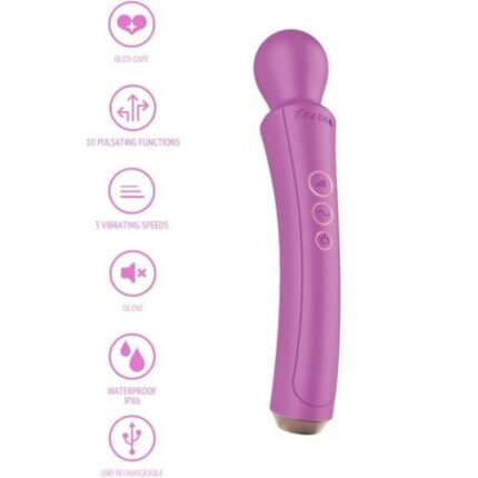 XOCOON - THE CURVED WAND FUCSIA - CandyHot - Foto 1