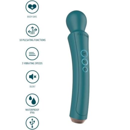 XOCOON - THE CURVED WAND VERDE - CandyHot - Foto 1