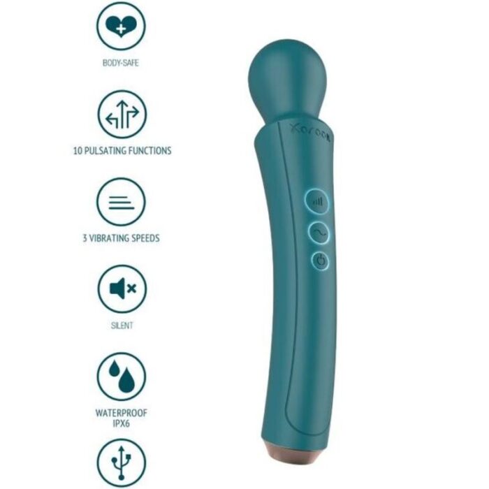 XOCOON - THE CURVED WAND VERDE - CandyHot - Foto 1